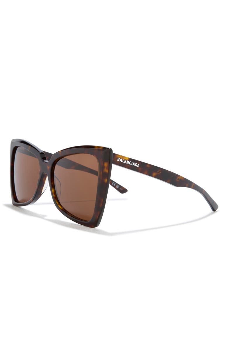 Balenciaga 57mm Butterfly Sunglasses, Alternate, color,