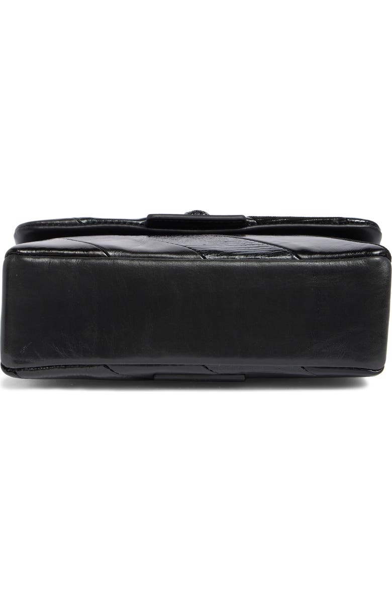 Kurt Geiger London Mini Kensington Drench Croc Embossed Leather Crossbody Bag, Alternate, color,