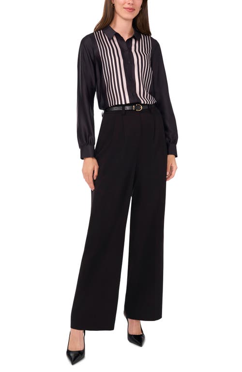 Halogenr Halogen(r) Geo Stripe Button-up Shirt