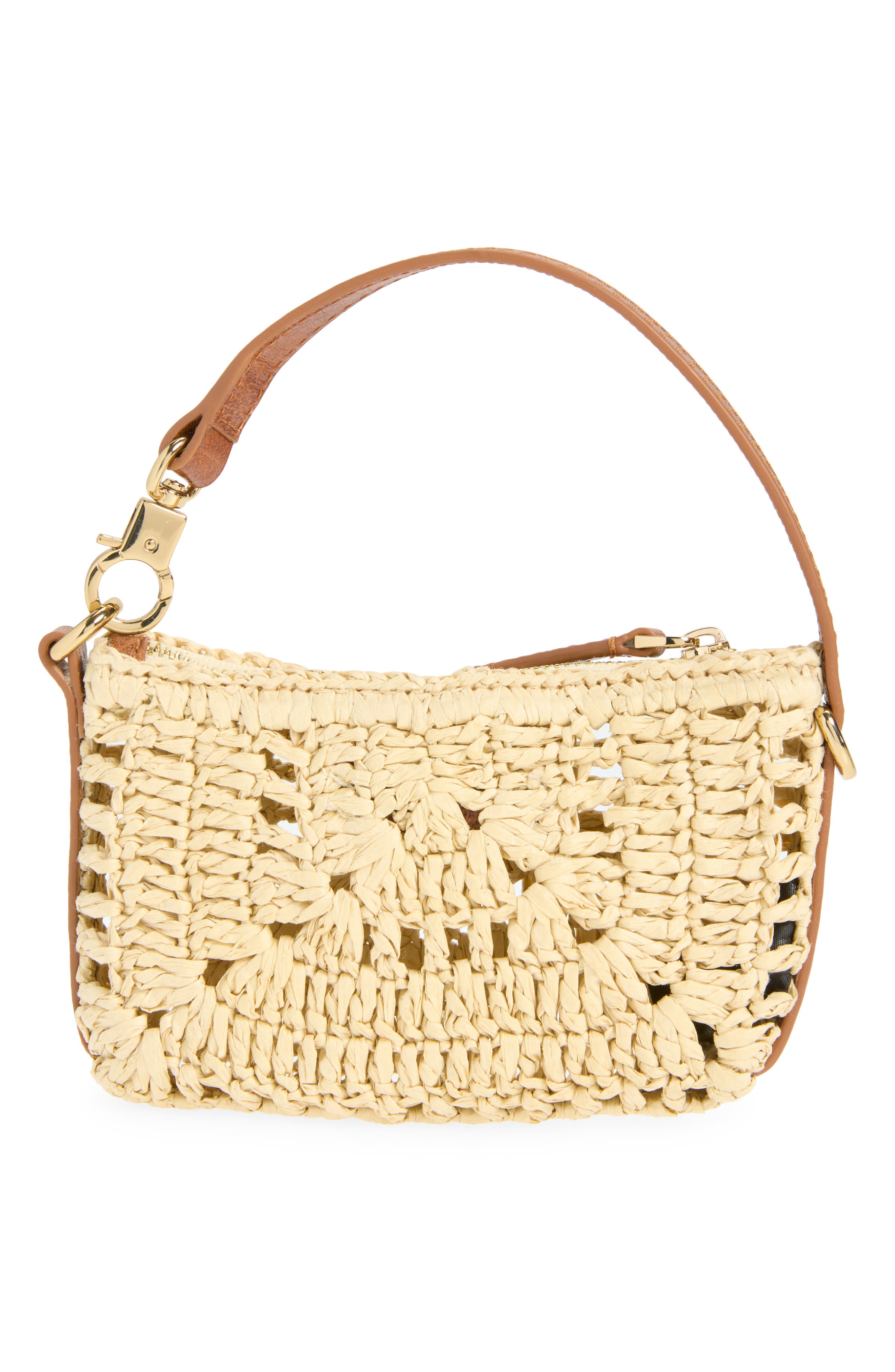 Madewell The Clip Strap Pouch, Alternate, color, Natural