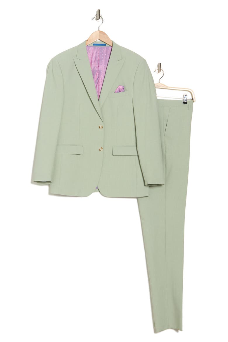 Slim Fit Stretch 2-Piece Suit, Alternate, color, LIGHT SAGE