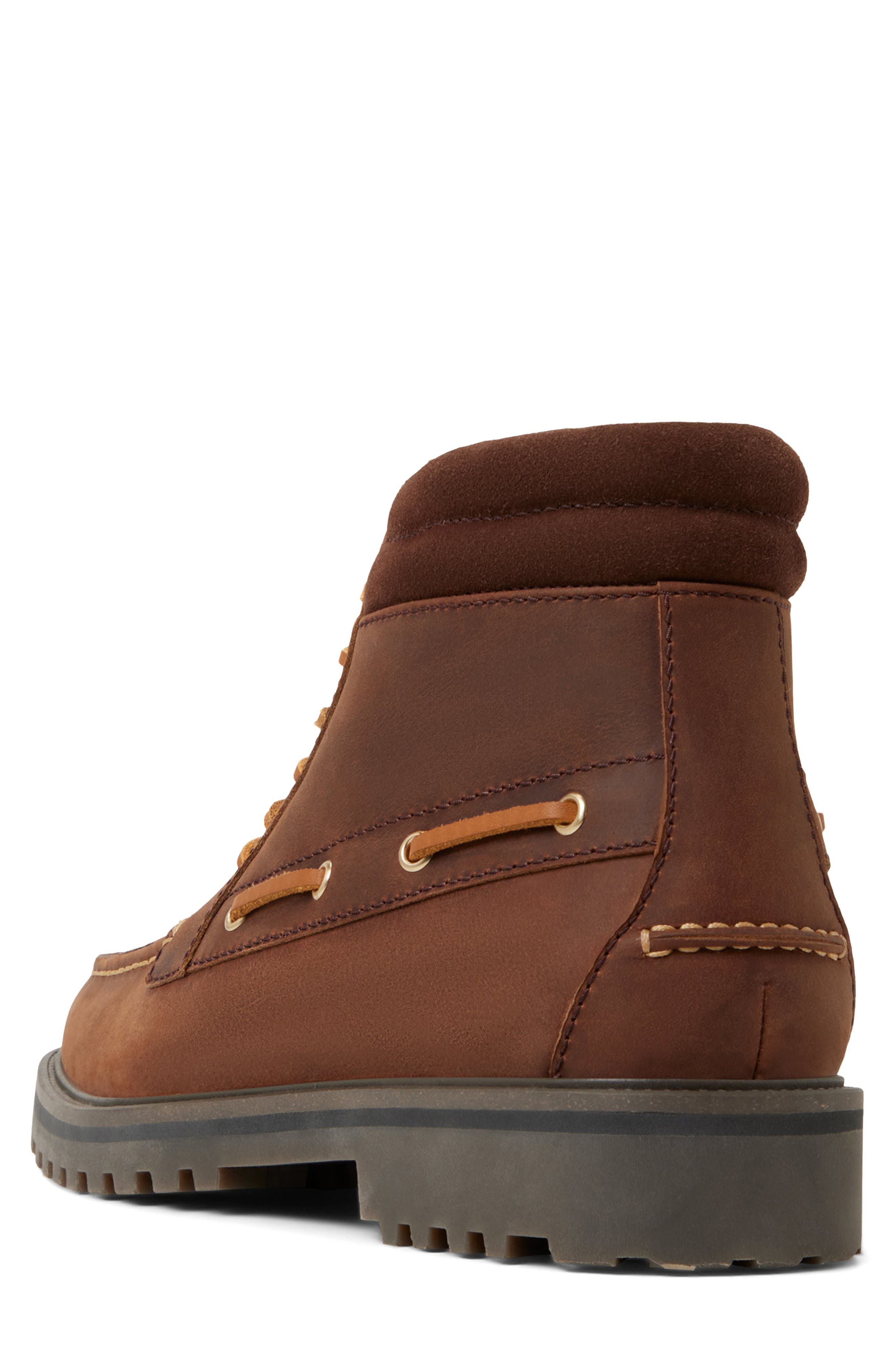 ALDO Farrell Lace-Up Boot, Alternate, color, Medium Brown