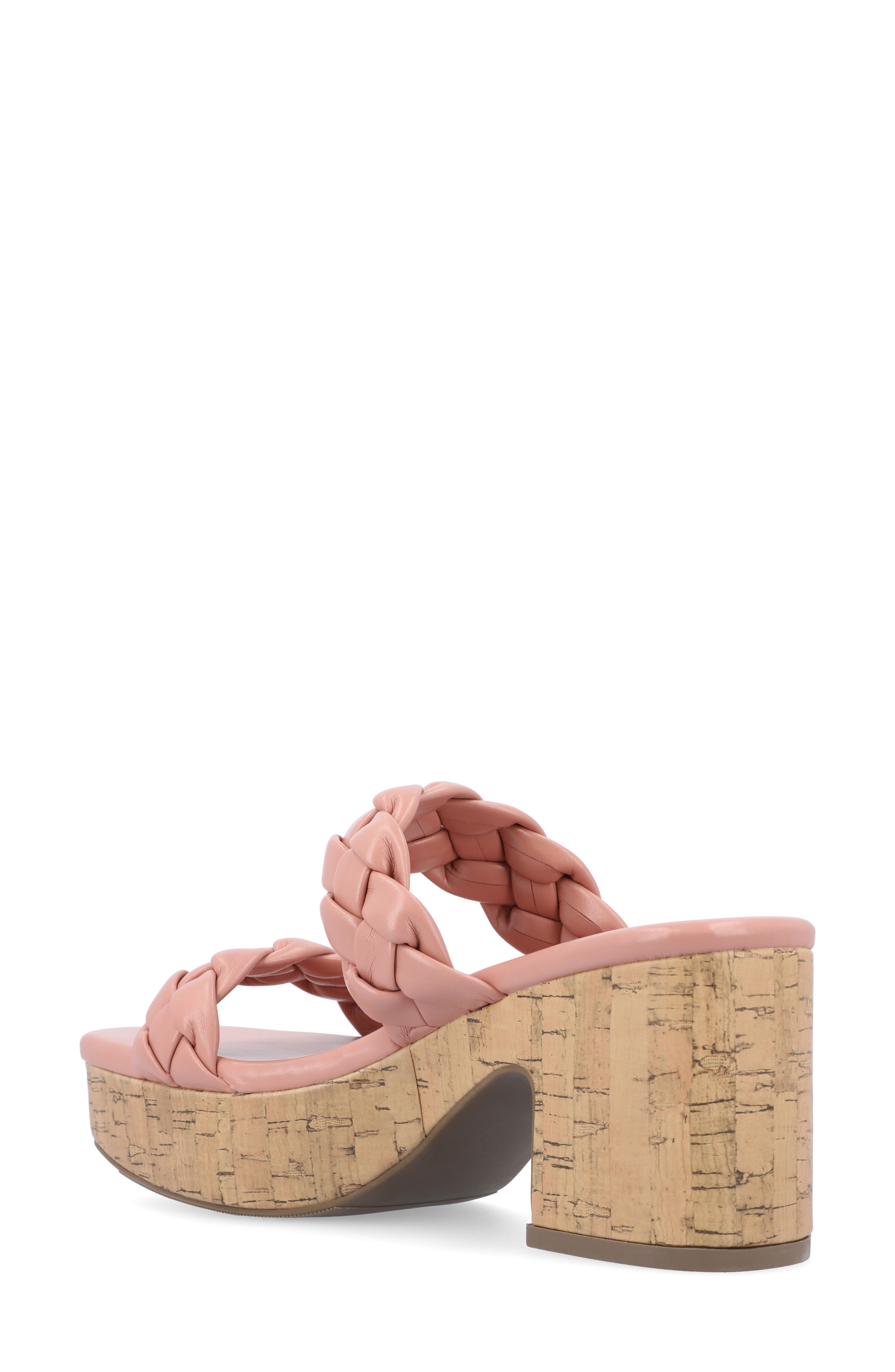 Kyaa Vegan Leather Platform Sandal, Alternate, color, PINK
