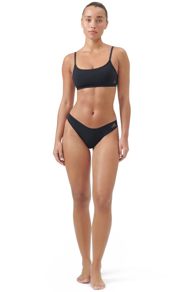 adidas Originals Scoop Wireless Bra, Alternate, color, Black