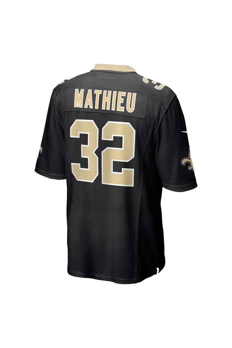 Youth Nike Tyrann Mathieu Black New Orleans Saints Game Jersey, Alternate, color, Black