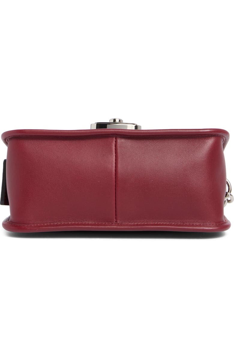 Longchamp Mademoiselle Leather Crossbody Bag, Alternate, color, Burgundy