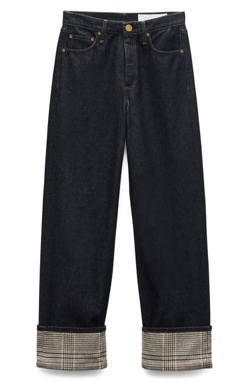 Rag & Bone Shea Cuffed High Waist Ankle Straight Leg Jeans