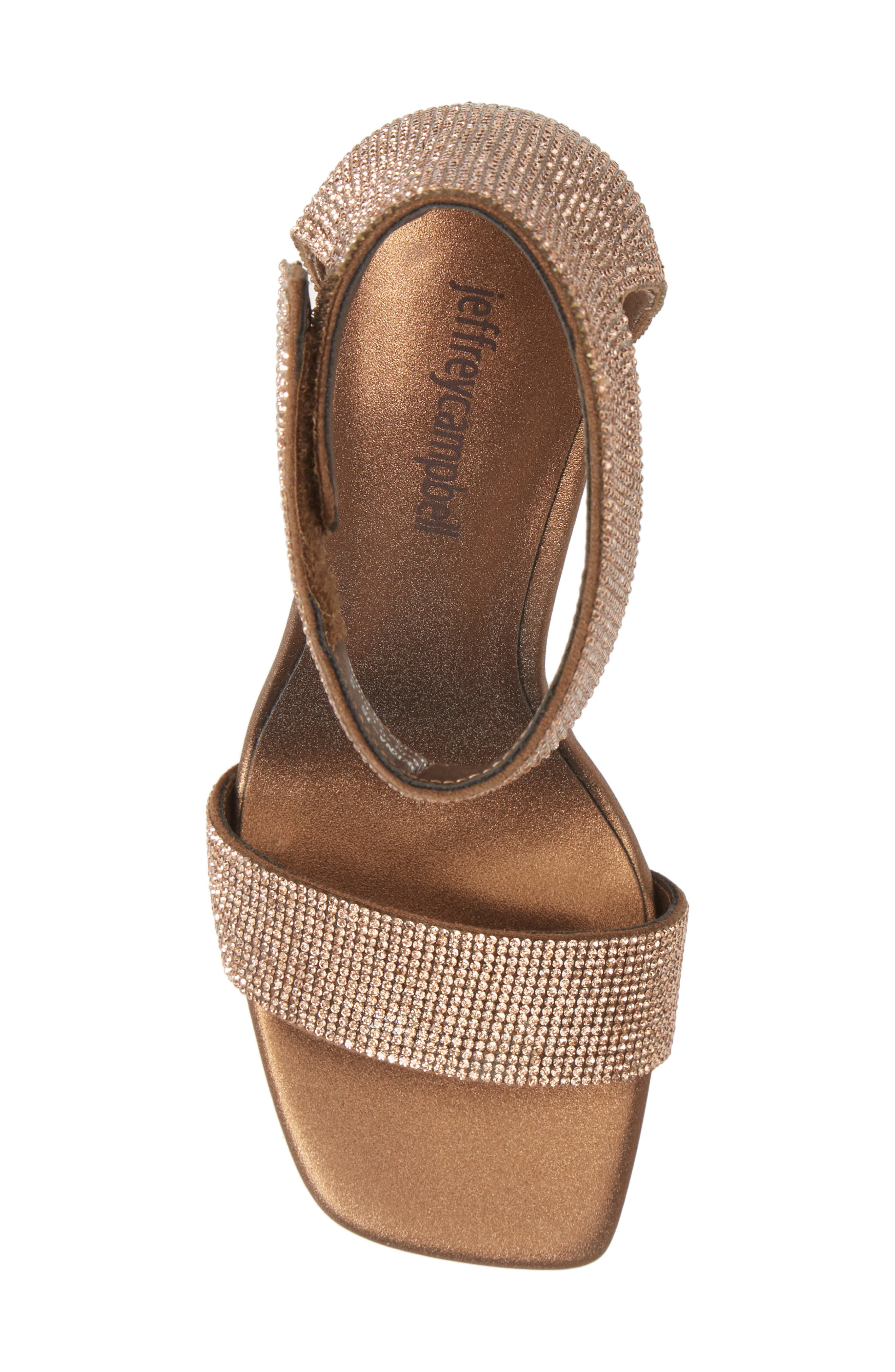 Jeffrey Campbell Lorena Embellished Ankle Strap Sandal, Alternate, color, 