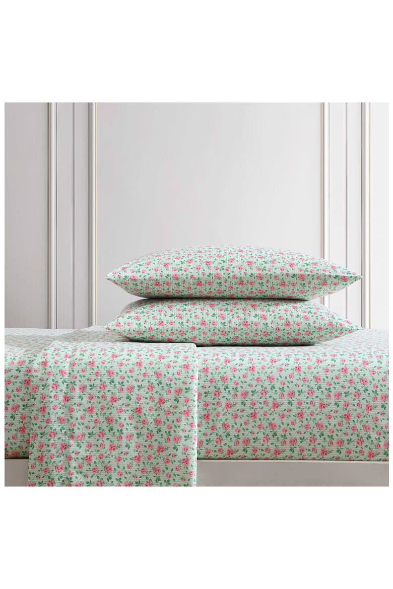 Flower Fun Sheet Set, Alternate, color, PASTEL GREEN