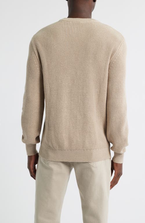 Alex Crane Bay Organic Cotton Sweater In Brown