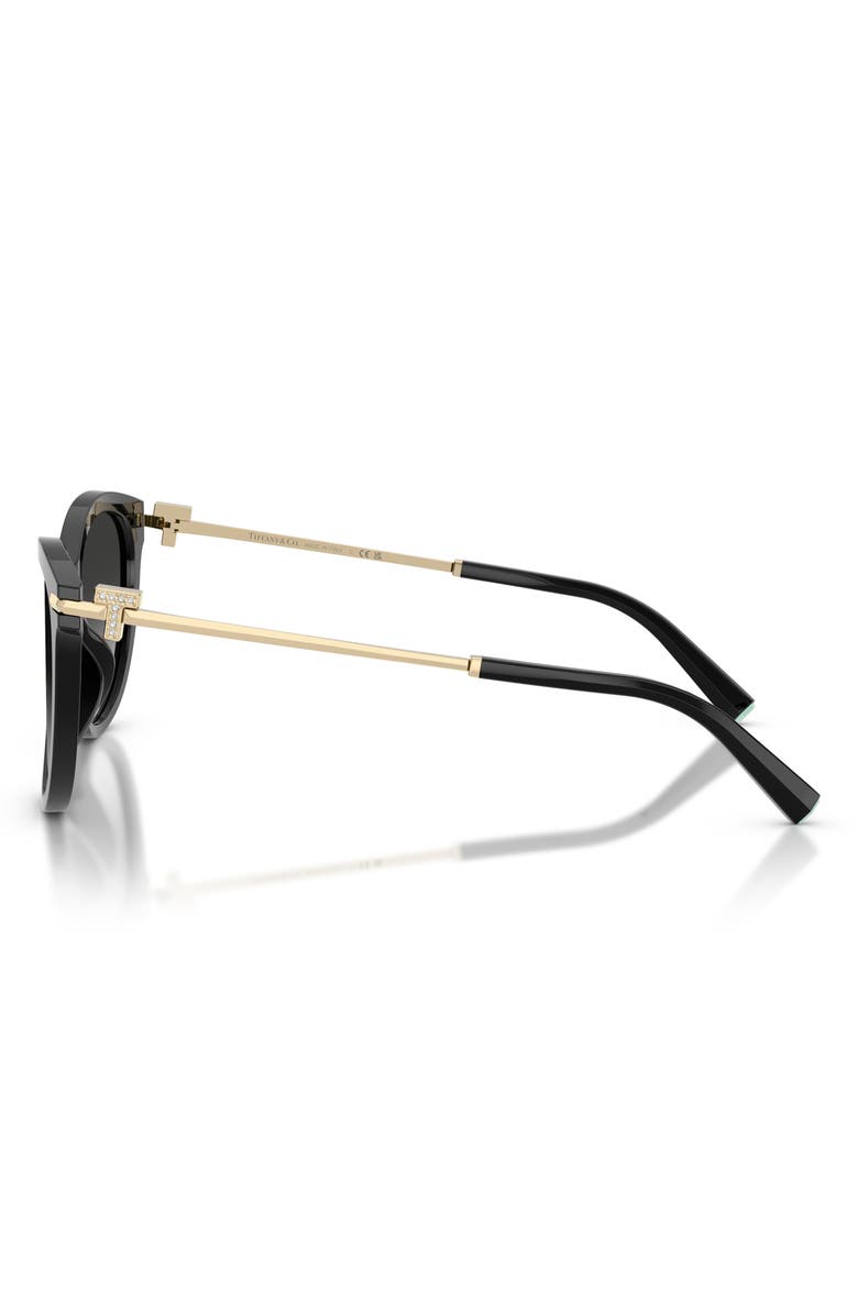 Tiffany & Co. 57mm Gradient Phantos Sunglasses, Alternate, color, Black / Grey Gradient