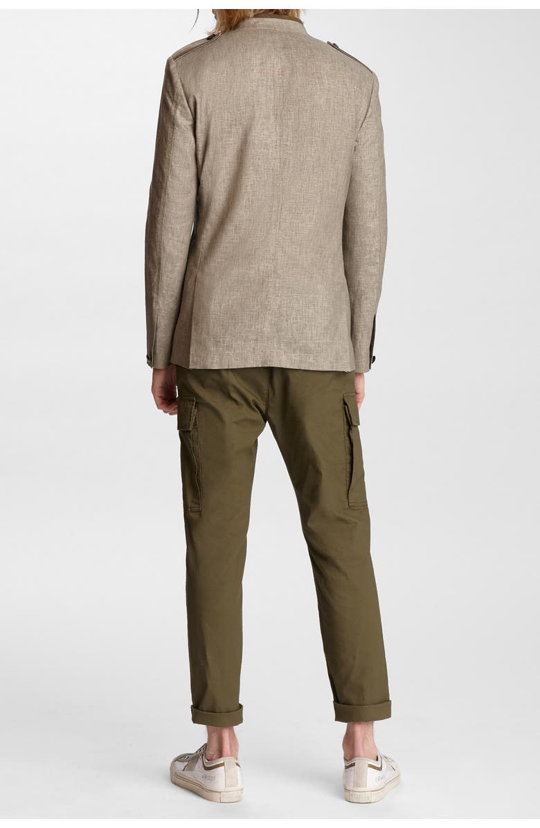 John Varvatos Max Linen Blend Officers Jacket, Alternate, color,