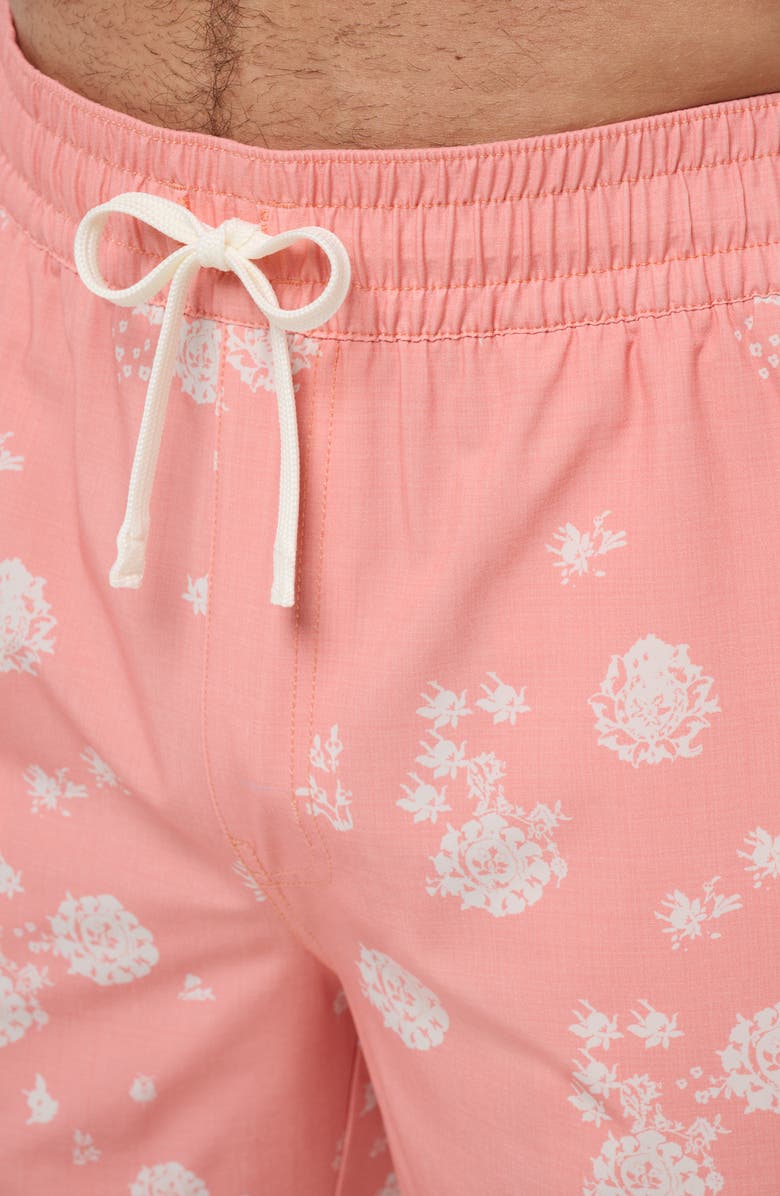 TravisMathew Get Outside Swim Trunks, Alternate, color, Terra Cotta