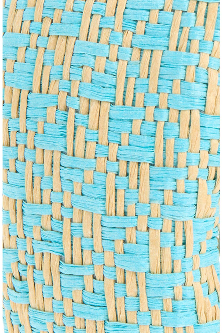 Knotted Raffia Headband, Alternate, color, OCEAN SPRAY