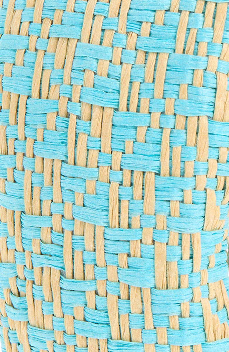 Lele Sadoughi Knotted Raffia Headband, Alternate, color, Ocean Spray