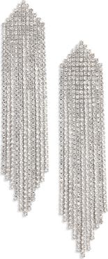 CRISTABELLE Sassy Fringe Drop Earrings