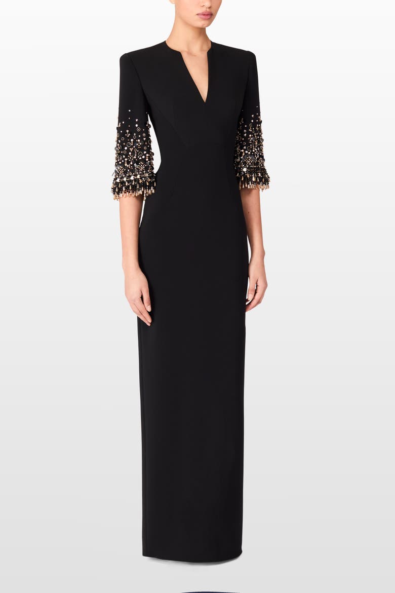 Ruth Gown Dress, Alternate, color, Liquorice