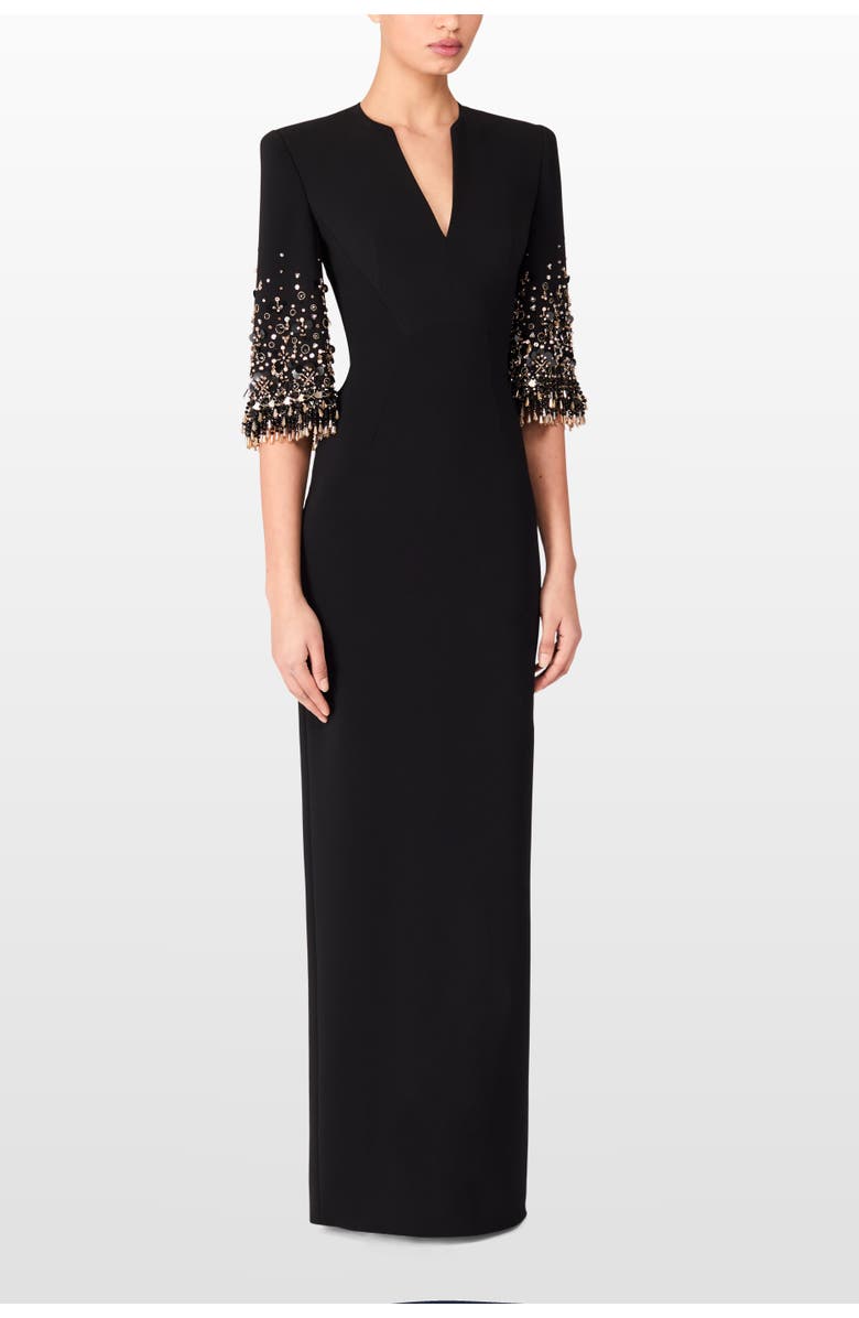 Jenny Packham Ruth Gown Dress, Alternate, color, Liquorice