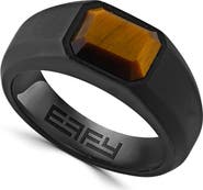 EFFY Titanium Tiger Eye Statement Ring