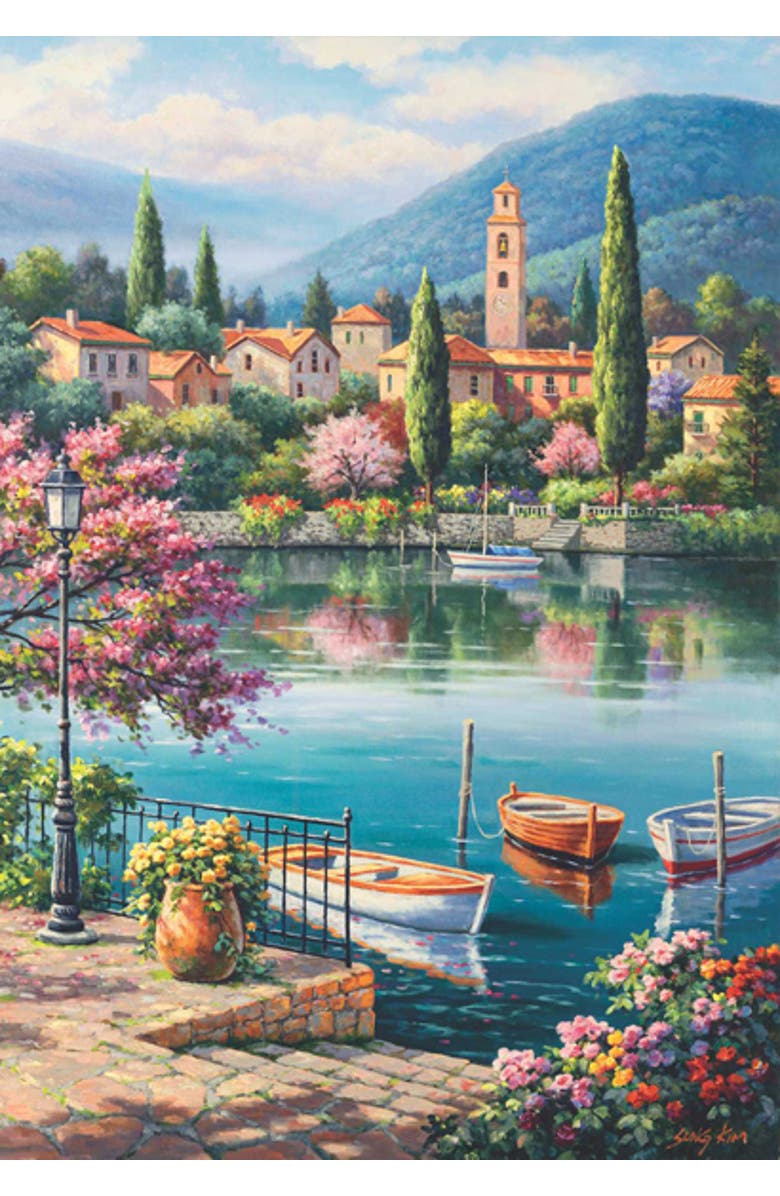 Anatolian Village Lake Afternoon 500 piece Jigsaw Puzzle for Adults, Alternate, color, Multicolor
