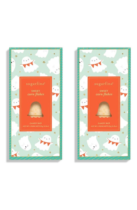 2-Pack Ghost Sweet Corn Flakes Candy Bars