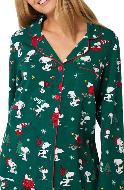 Bedhead Pajamas Long Sleeve Classic Long Pajama Set In Green