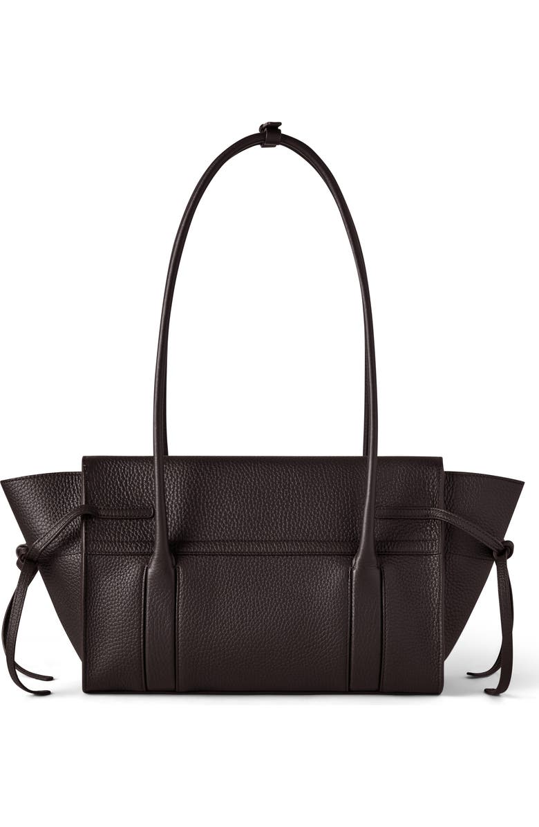 Mulberry Small Soft Bayswater Leather Satchel, Alternate, color, Ebony