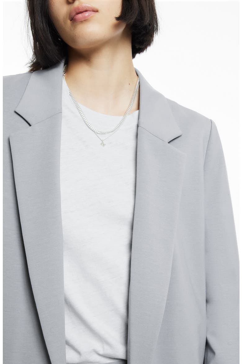 Aleida Jersey Blazer, Alternate, color, STORM CLOUD BLUE