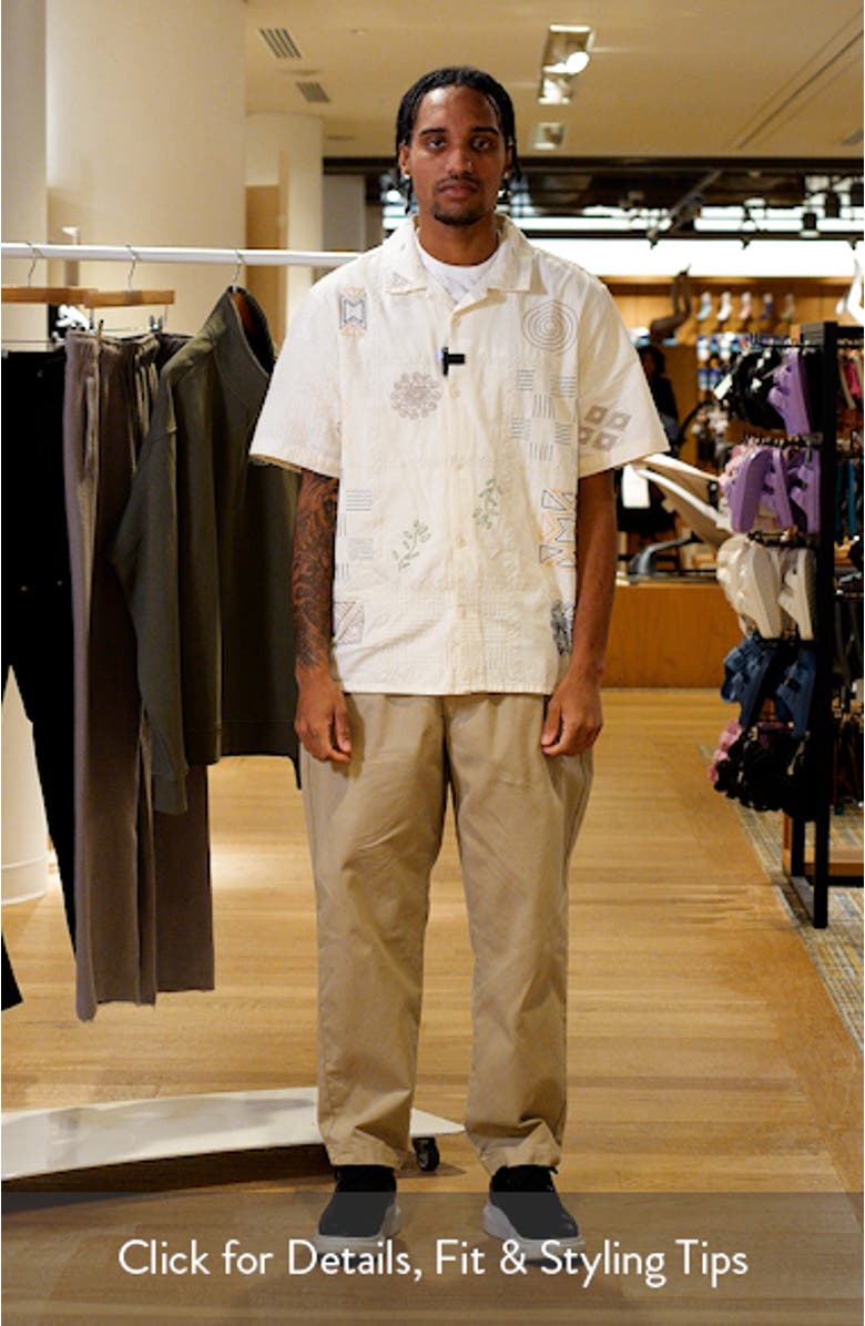 Didcot Doodle Embroidered Camp Shirt, sales video thumbnail