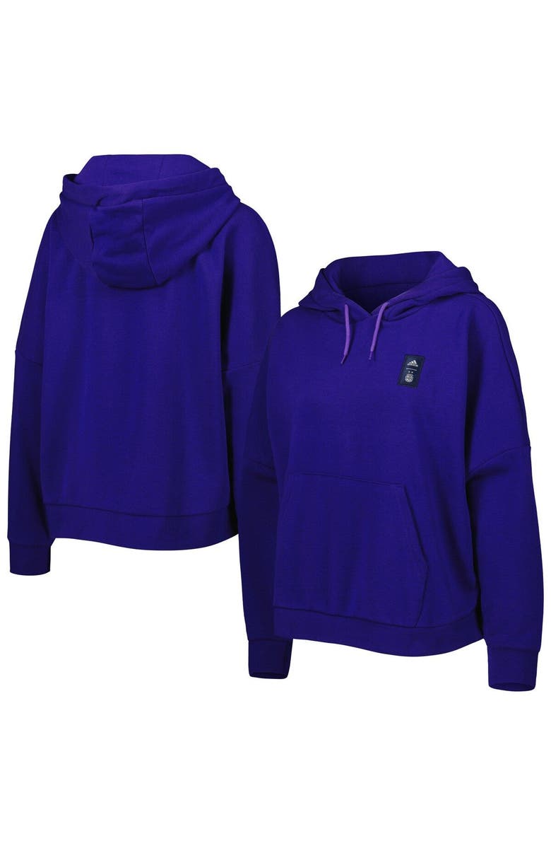 adidas Women's adidas Purple Argentina National Team DNA Pullover Hoodie, Main, color, 