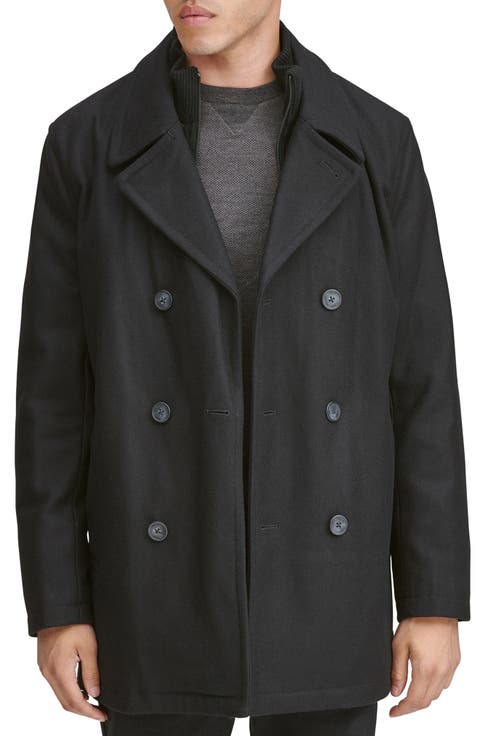 Burnett Wool Blend Peacoat