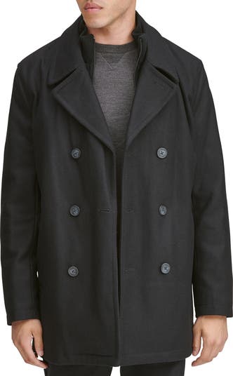 Marc New York Burnett Wool Blend Peacoat | Nordstromrack Marc New York Burnett Wool Blend Peacoat | Nordstromrack