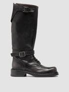 Officine Creative Dakota 003 Leather Military Boots