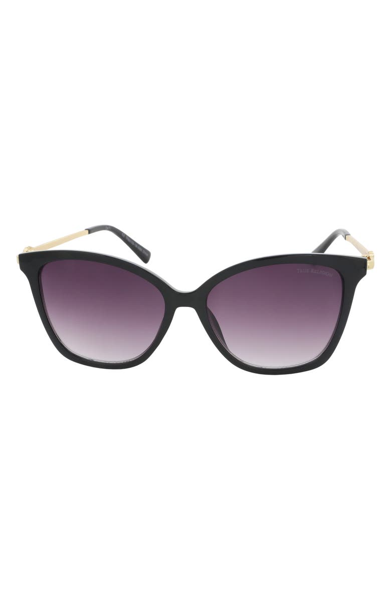 True Religion 65mm Square Sunglasses, Main, color,
