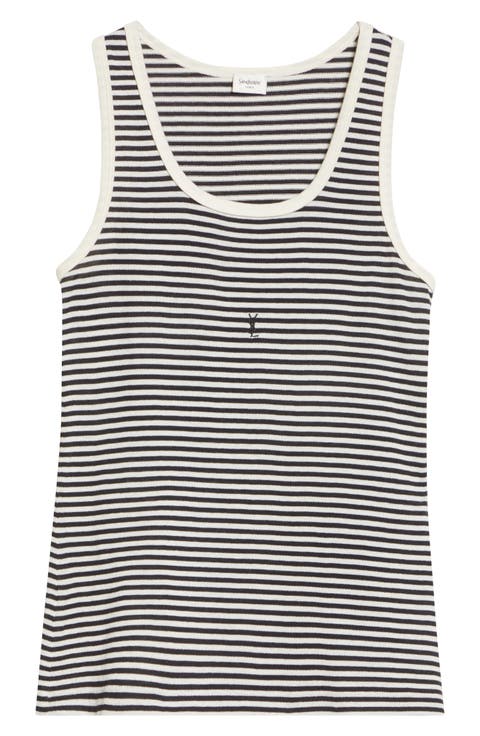 Cassandre Stripe Cotton Tank