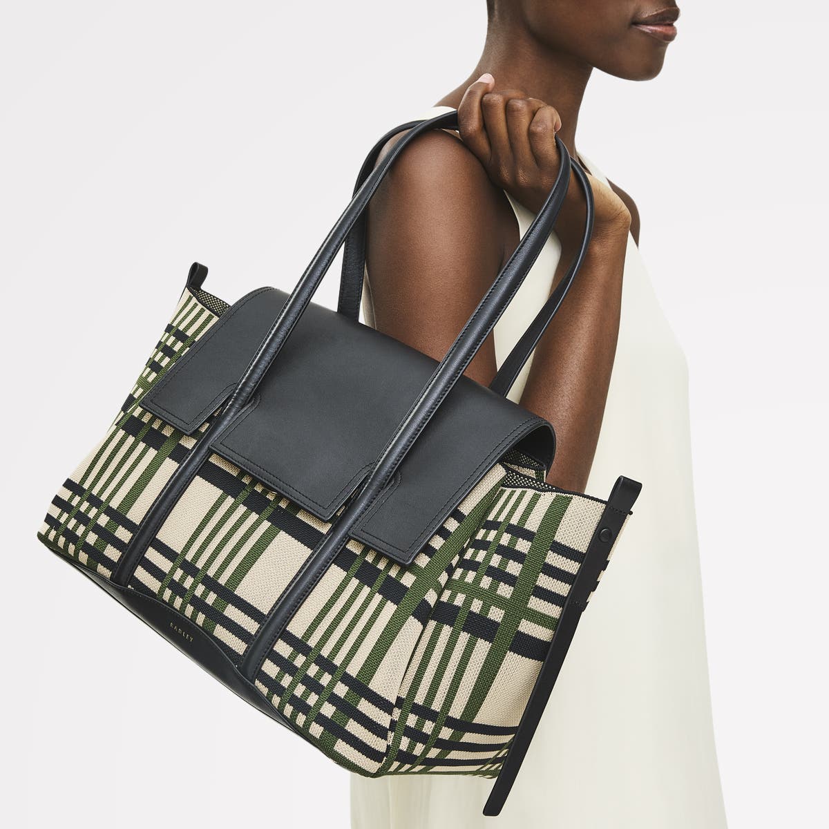 Radley The Chancery - Fly Knit Medium Flapover Shoulder Bag, Alternate, color, Porcini