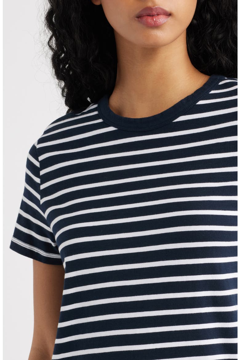 Stripe T-Shirt Minidress, Alternate, color, DARK NAVY1