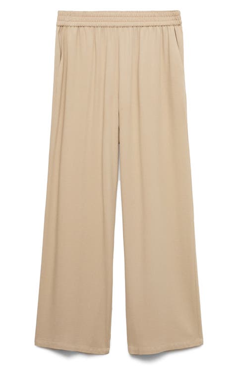 Pull On Wide Leg Pants
