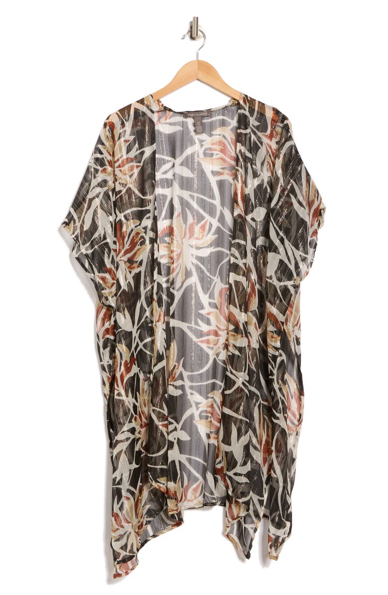 Vince Camuto Abstract Floral Duster, Alternate, color,