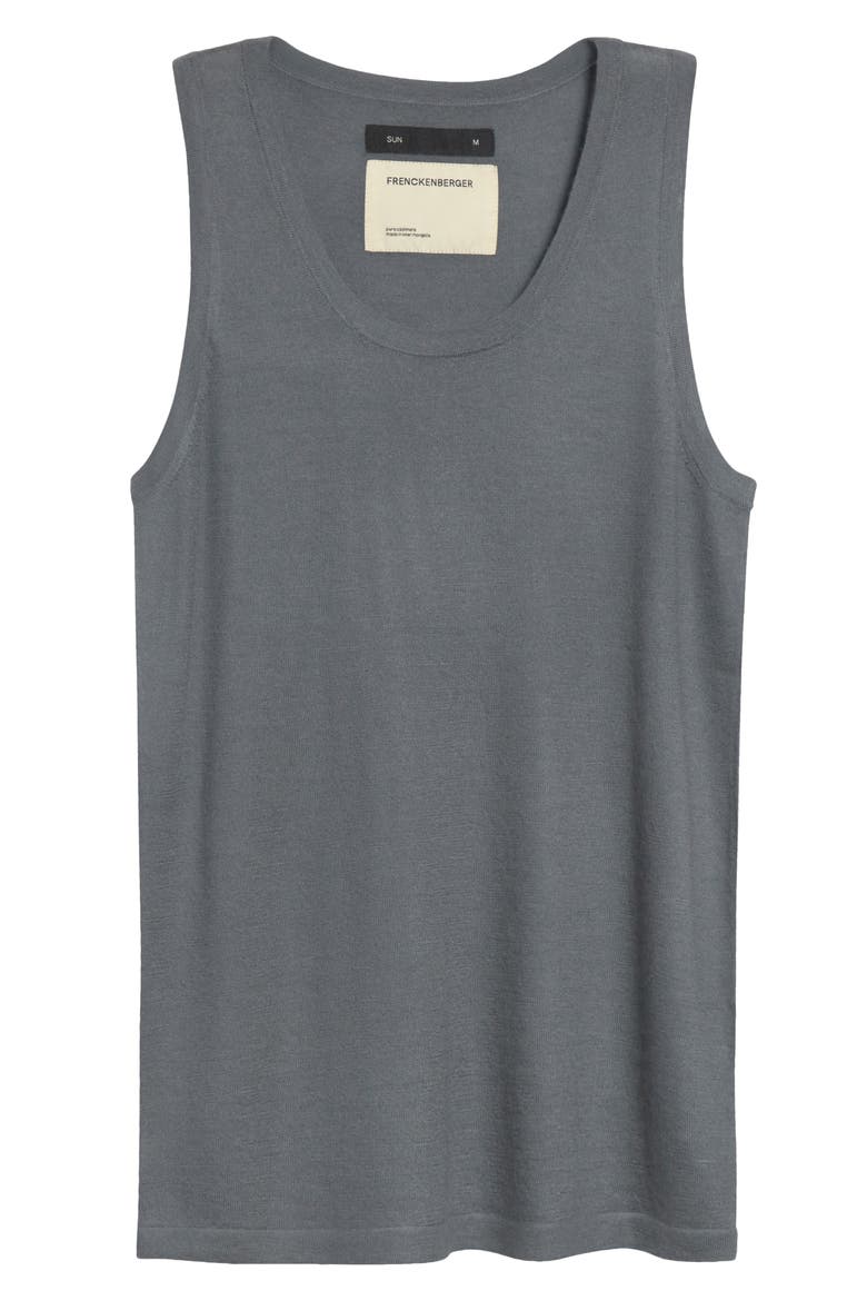 Big Cashmere Tank, Alternate, color, GARGOYLE