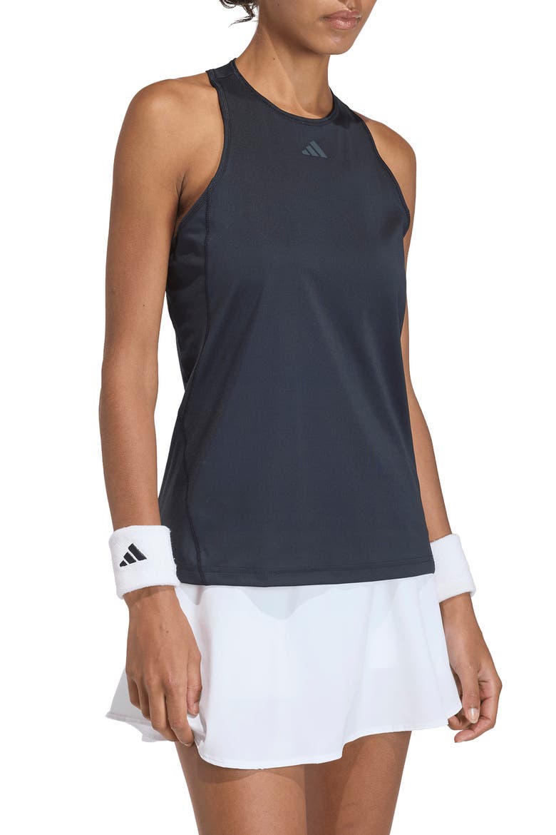 Club High Neck Racerback Tank, Main, color, BLACK
