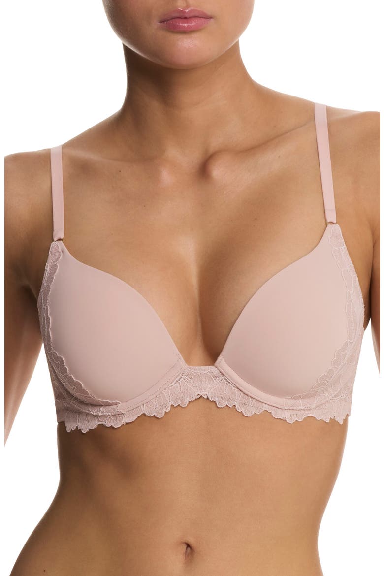 Peony Demi Underwire T-Shirt Bra, Main, color, ROSE BEIGE/ PINK PEARL