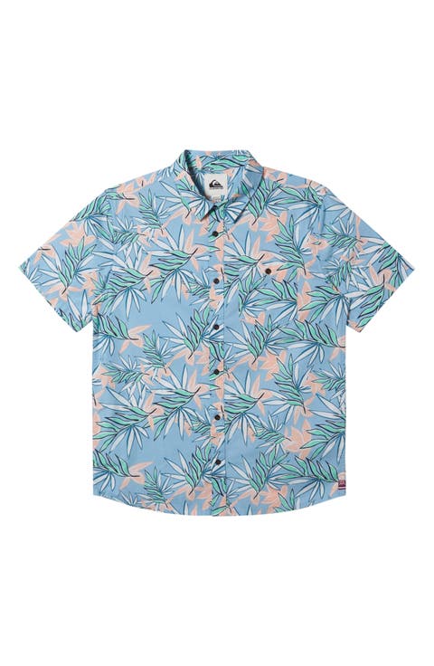 Hi Feelin' Floral Short Sleeve Button-Up Shirt