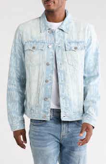 Jesse Logo Print Denim Trucker Jacket