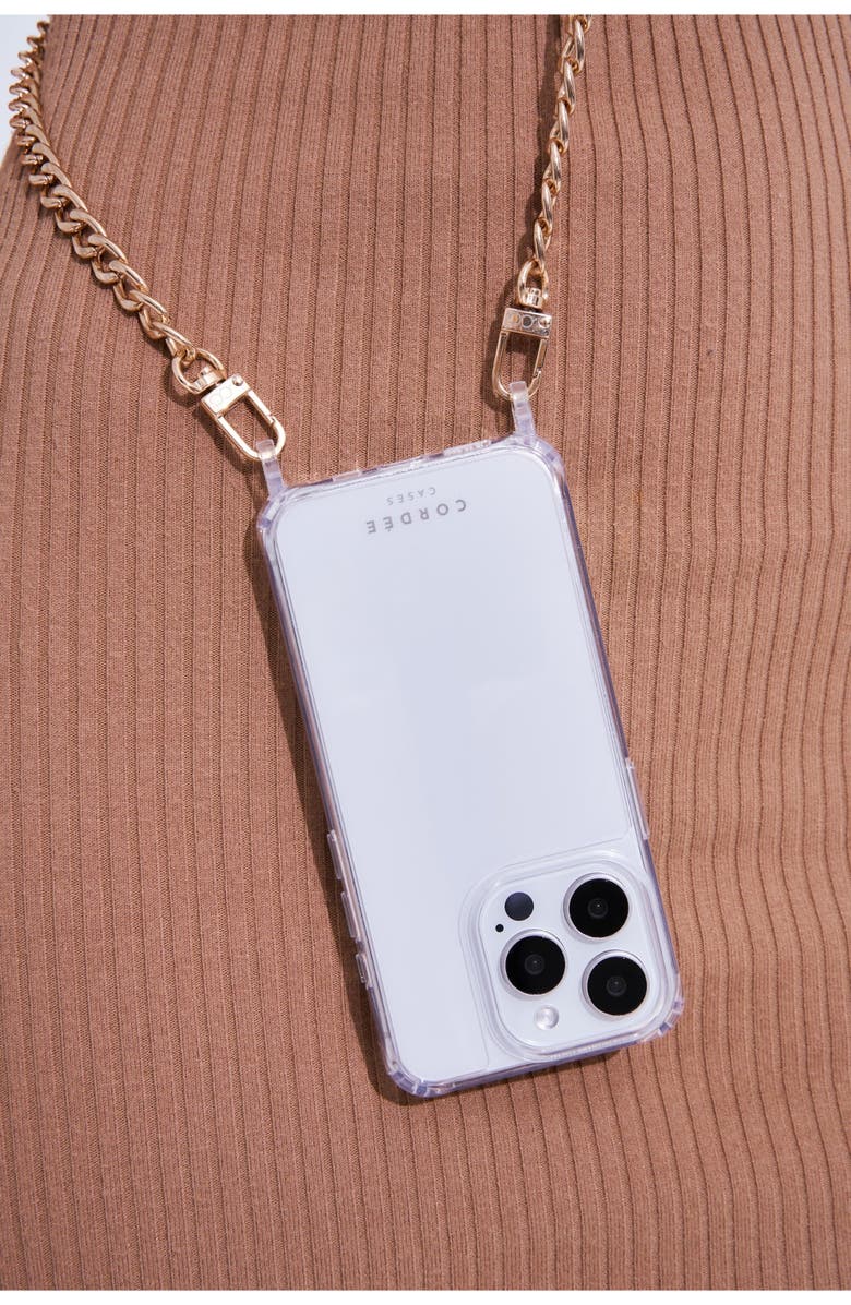 Cordée Cases Silicone Phone Case, Alternate, color, Clear