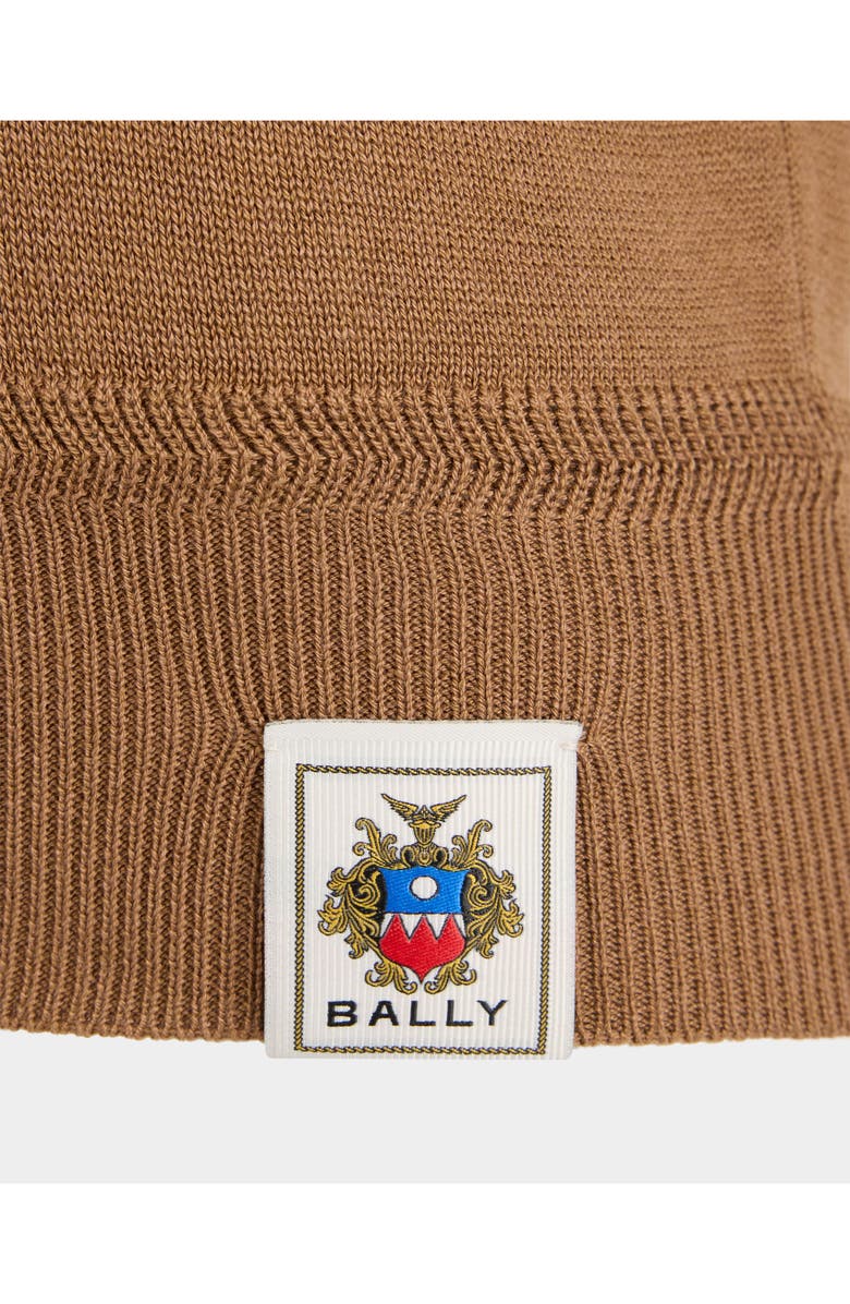 Bally Cardigan in Cotton and Silk, Alternate, color, Natural