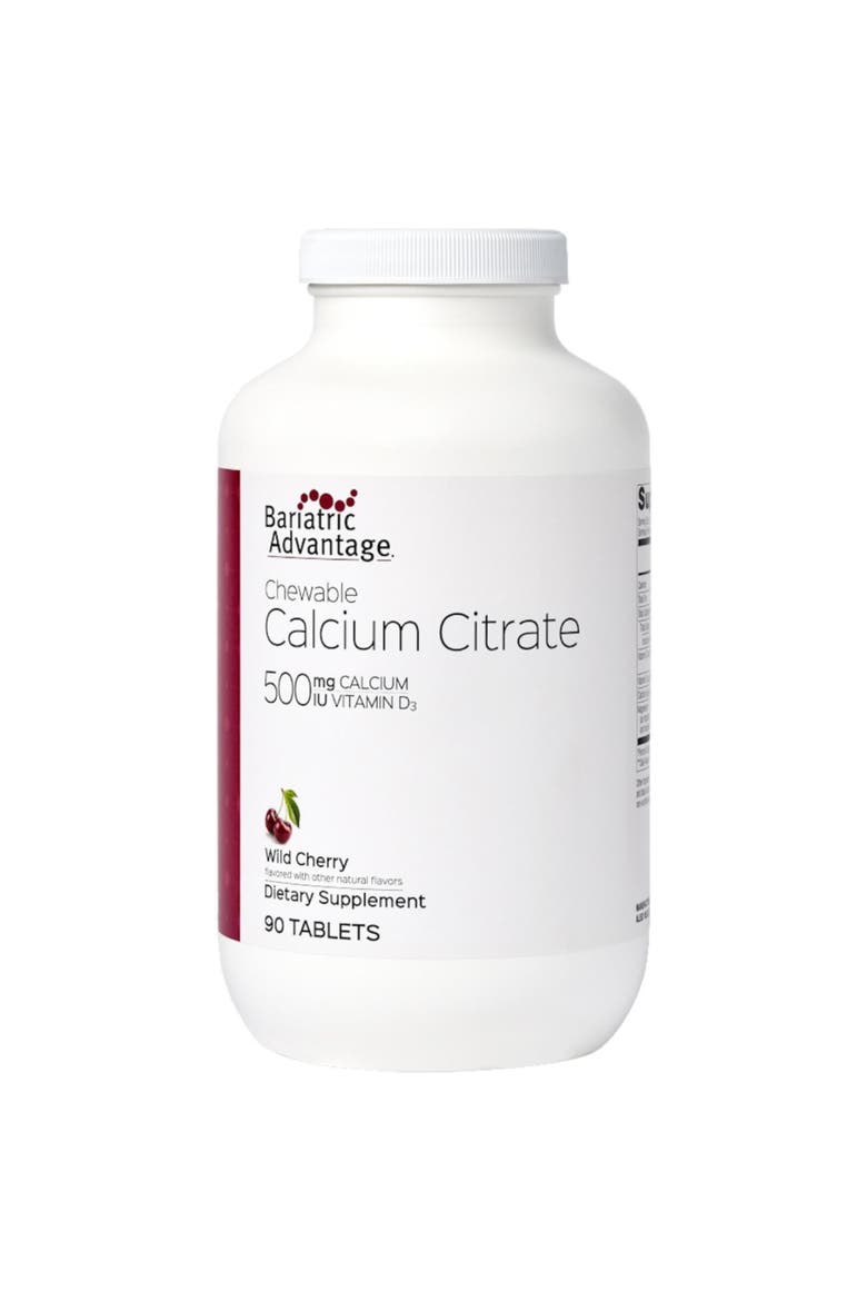 Calcium Citrate Chewable High-Potency Bone Support Supplement, Main, color, None