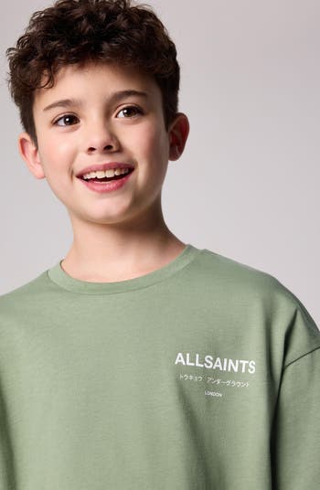 Kids' Oversize Underground Logo Graphic T-Shirt