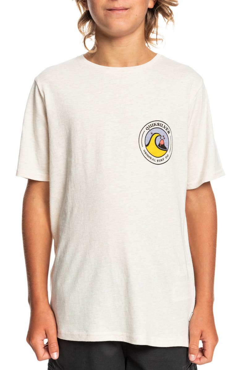 Quiksilver Kids' Closed Bubble Organic Cotton Graphic Tee, Alternate, color,