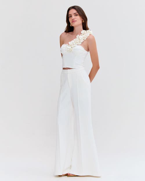 Patbo Merian Knit Pant In Off White